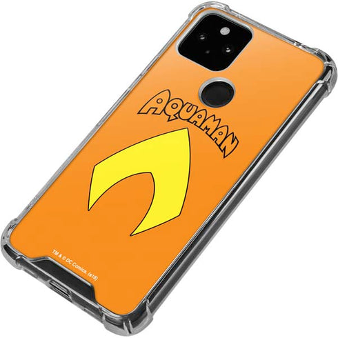 DC Comics Aquaman Classic Logo Google Pixel 5 Clear Case